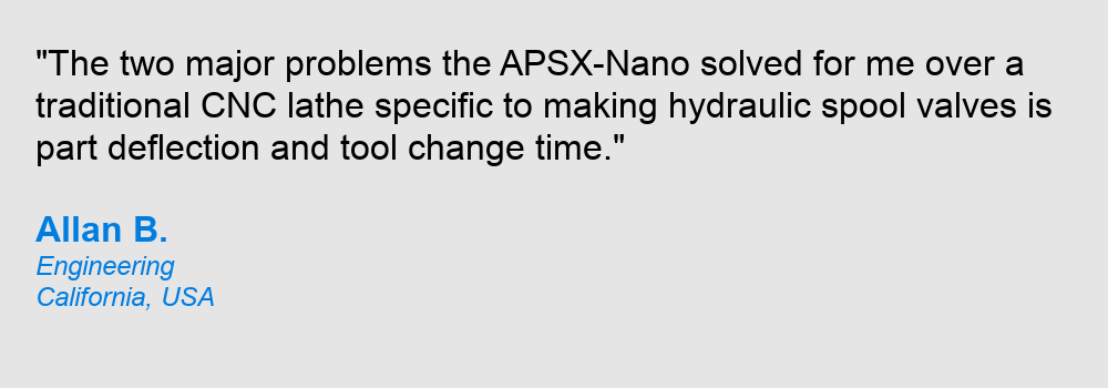 APSX-NANO testimonial
